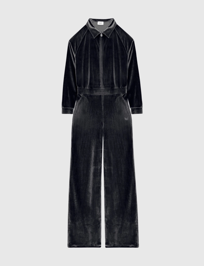 HBT Precieux Shiny Velvet | Celestine Combi Femme Noir