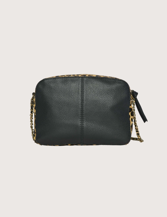 PIECES Petit Sac en Cuir Naino Léopard - 3