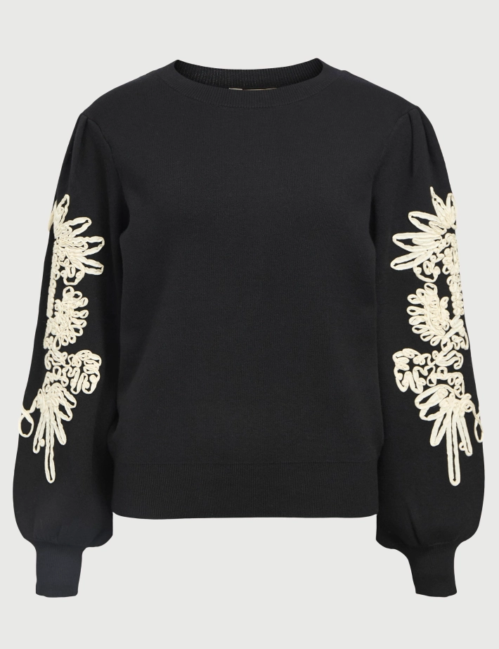 OBJECT Pull Femme Joana Noir
