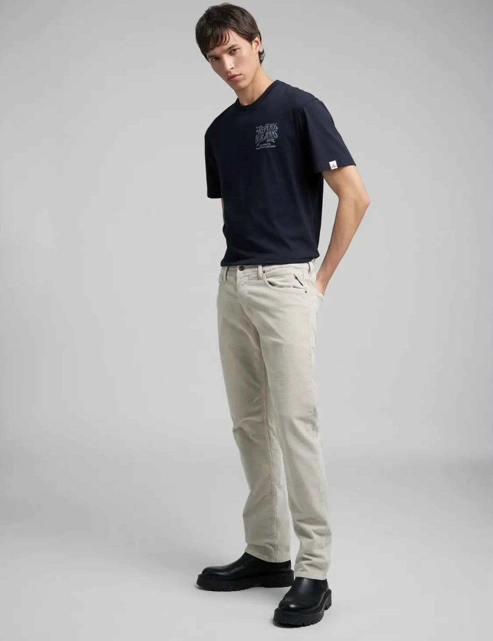 REPLAY Jean Homme Grover Coupe Droite 795 Gris - 6