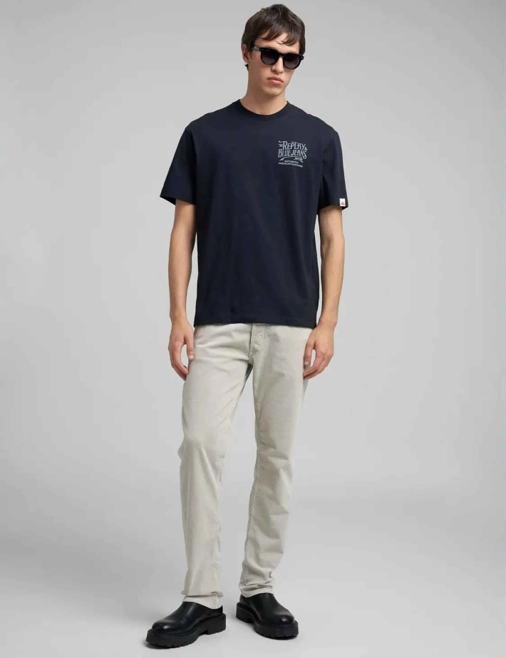 REPLAY Jean Homme Grover Coupe Droite 795 Gris - 7