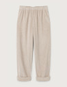 American Vintage Pantalon Carotte Femme Padow Beige
