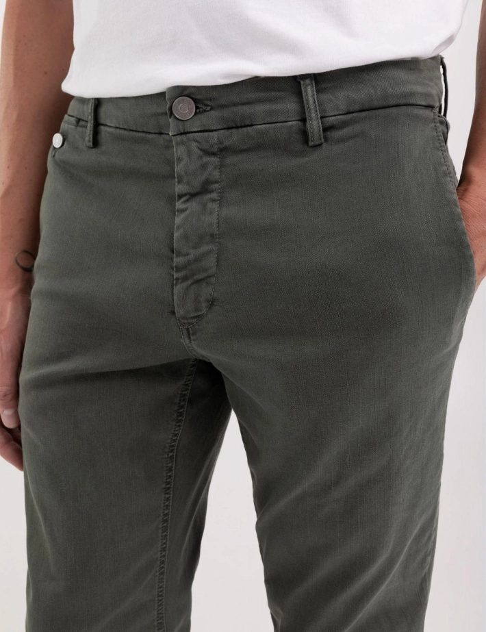 REPLAY Chino Homme Regular Benni Kaki 030 - 3