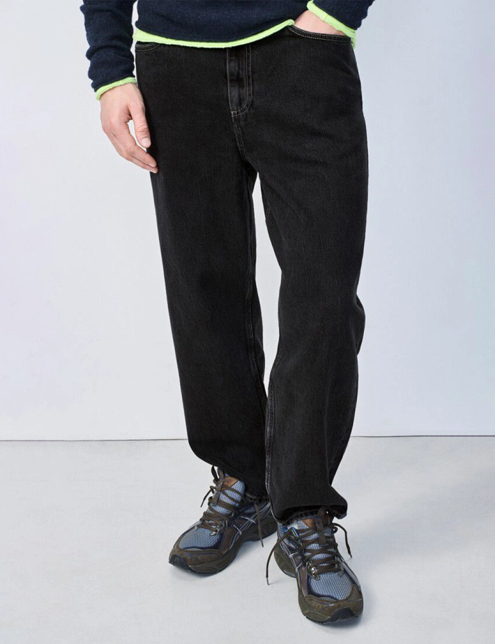 American Vintage Jean Droit Homme Yopday Noir Vintage - 2