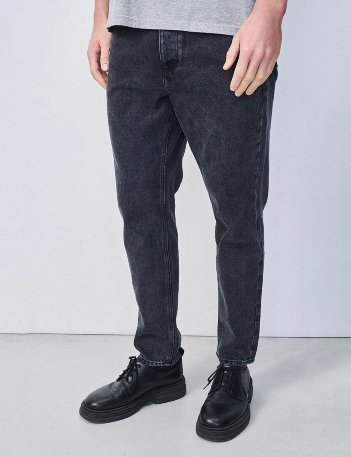 American Vintage Jean Carrot Homme Yopday Gris - 2