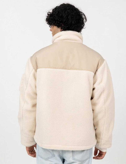 BOMBERS ORIGINALS Veste Homme Bi-Matière Moncton Crème - 2