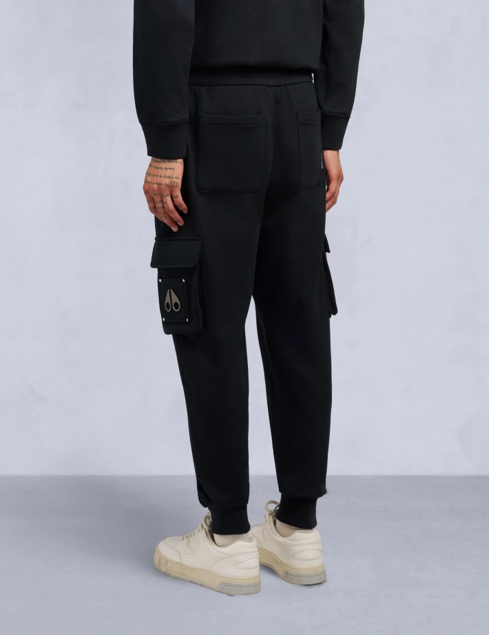 Moose Knuckles Pantalon Jogging Homme Cargo Hartsfield Noir - 3