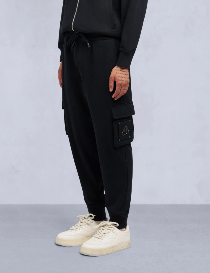 Moose Knuckles Pantalon Jogging Homme Cargo Hartsfield Noir - 2