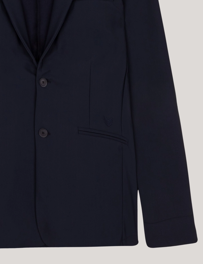 HBT Basics Double Face | Andy Blazer Homme Marine