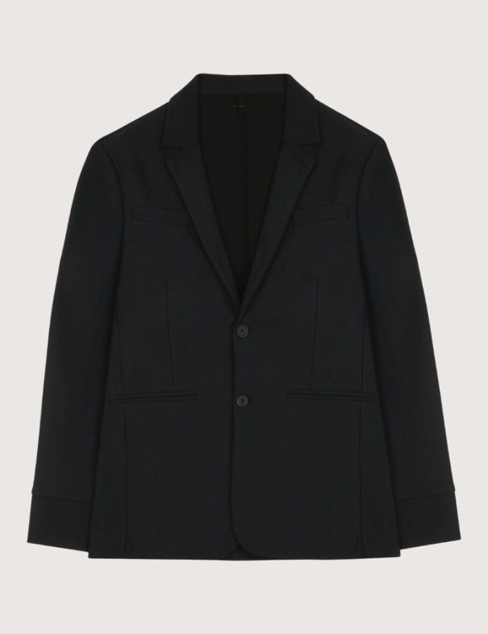 HBT Basics Double Face | Andy Blazer Homme Noir