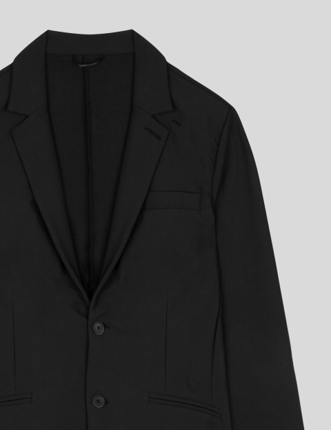 HBT Basics Double Face | Andy Blazer Homme Noir - 2