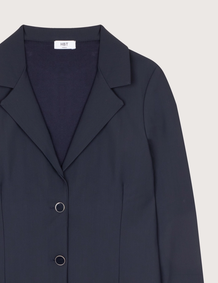 HBT Basics Double Face | Shirley Veste Femme Marine - 2