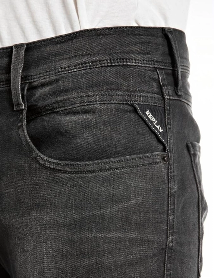 REPLAY Jean Homme Slim Noir Anbass 098 - 7
