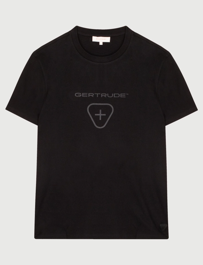 GERTRUDE T-Shirt Manches Courtes Homme Leonce Logo Noir H25