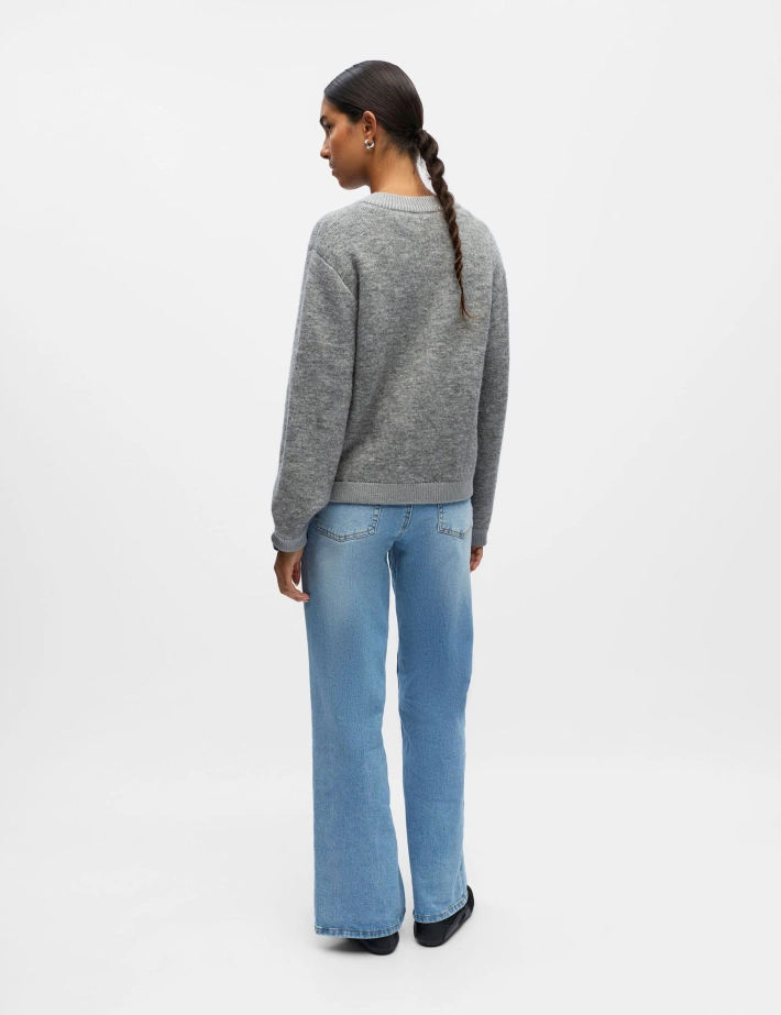OBJECT Bomber Femme Merle Gris - 3