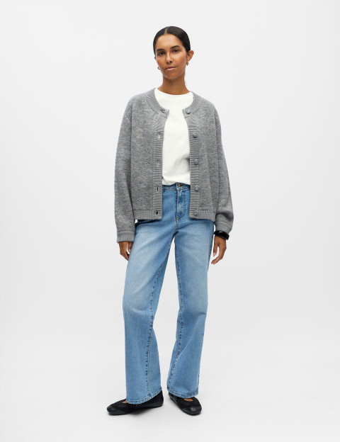OBJECT Bomber Femme Merle Gris - 4