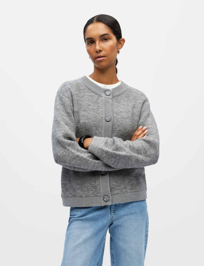 OBJECT Bomber Femme Merle Gris - 2