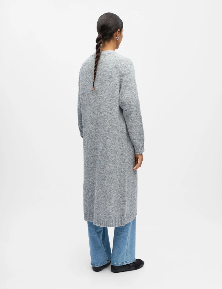 OBJECT Cardigan Long Femme Milu Gris - 3