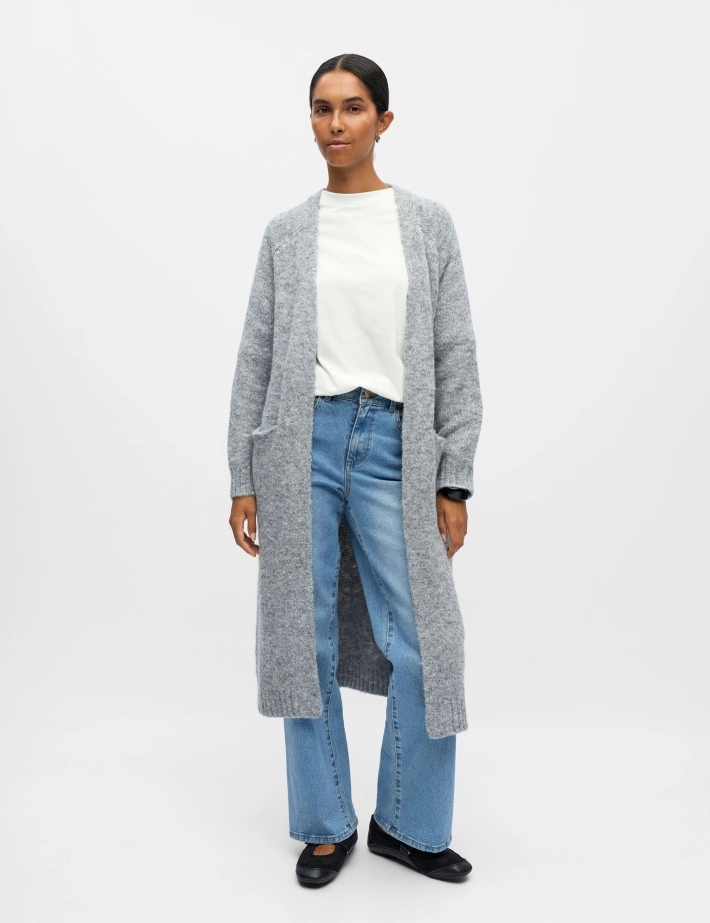 OBJECT Cardigan Long Femme Milu Gris - 2