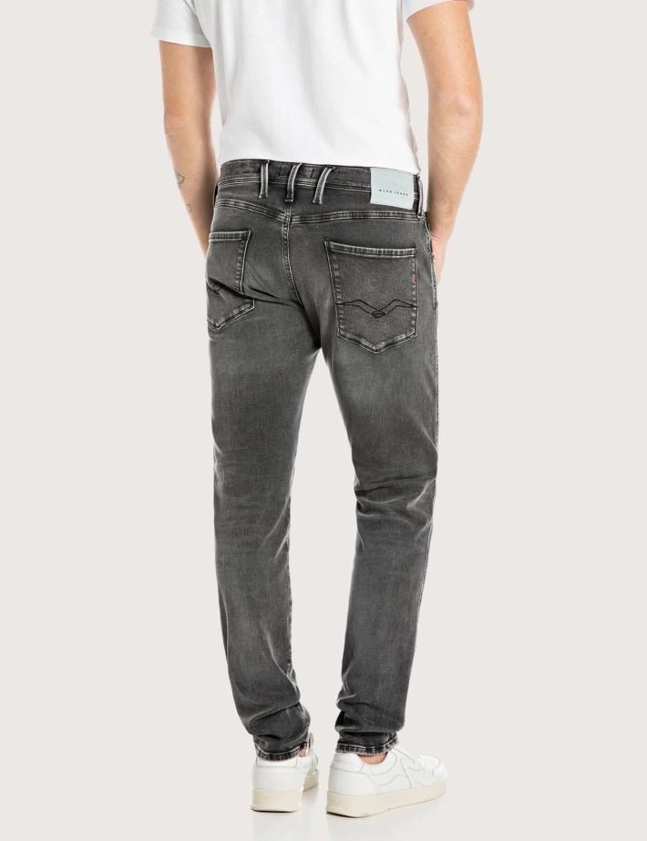 REPLAY Jean Homme Coupe Slim Anbass 04B Gris - 2