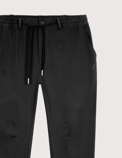 HBT Basics Revo-Comfort | Chris Pantalon Homme Noir - 4
