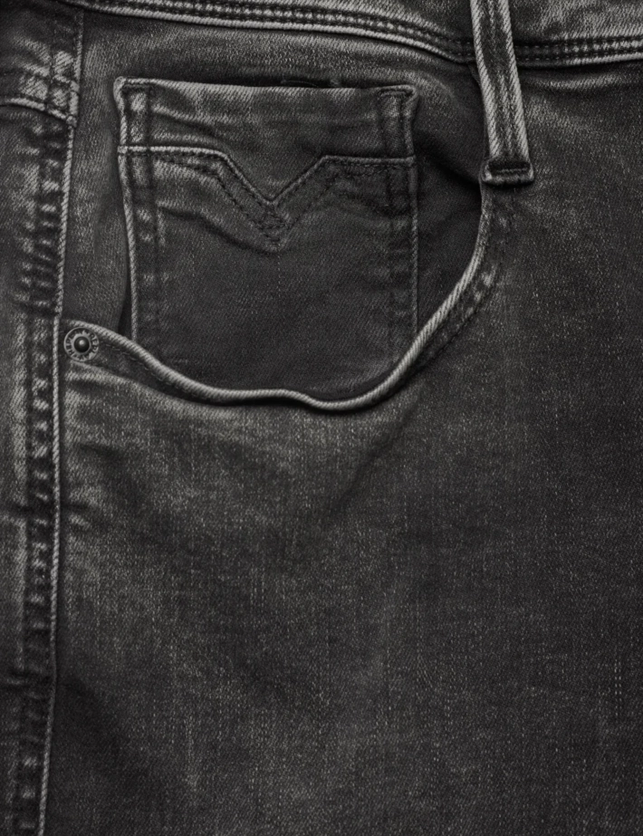 REPLAY Jean Homme Coupe Slim Anbass 04B Gris - 4
