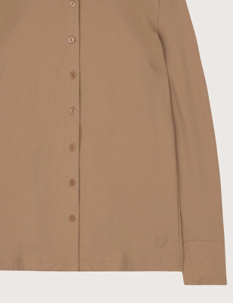 HBT Basics Revo-Class | Mila Chemise Femme Beige - 4