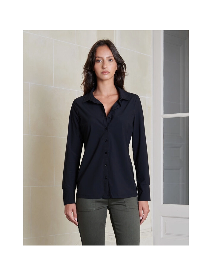 HBT Basics Revo-Class | Mila Chemise Femme Noir