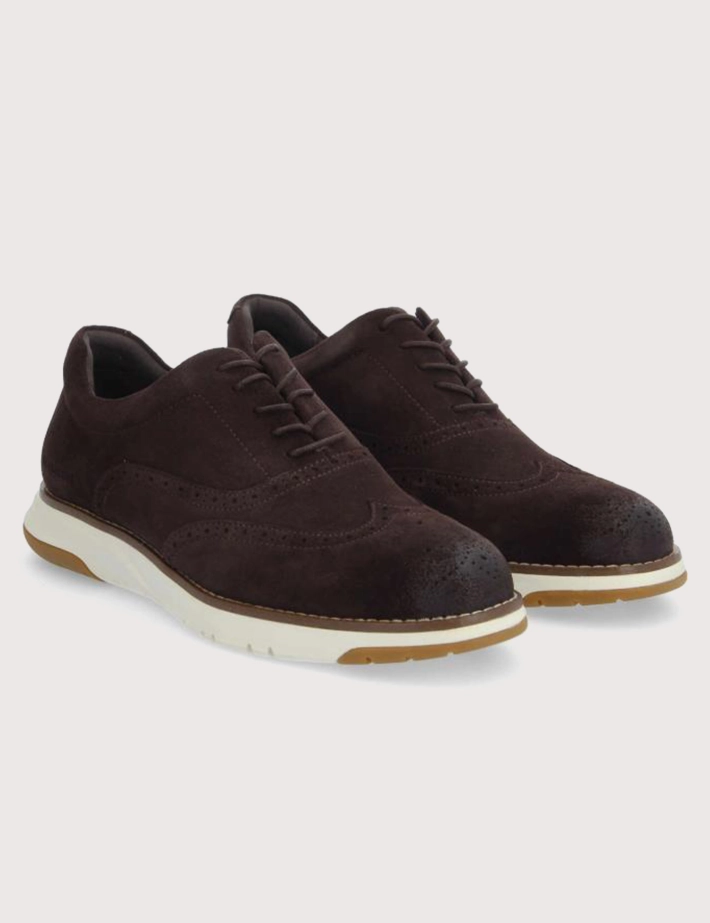SCHMOOVE Derby Homme Echo II Brogue M Marron Foncé - 2