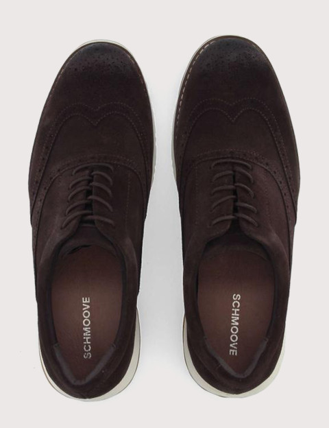 SCHMOOVE Derby Homme Echo II Brogue M Marron Foncé - 4