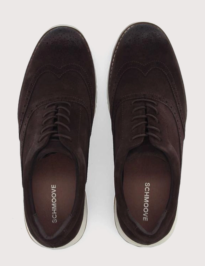 SCHMOOVE Derby Homme Echo II Brogue M Marron Foncé - 4