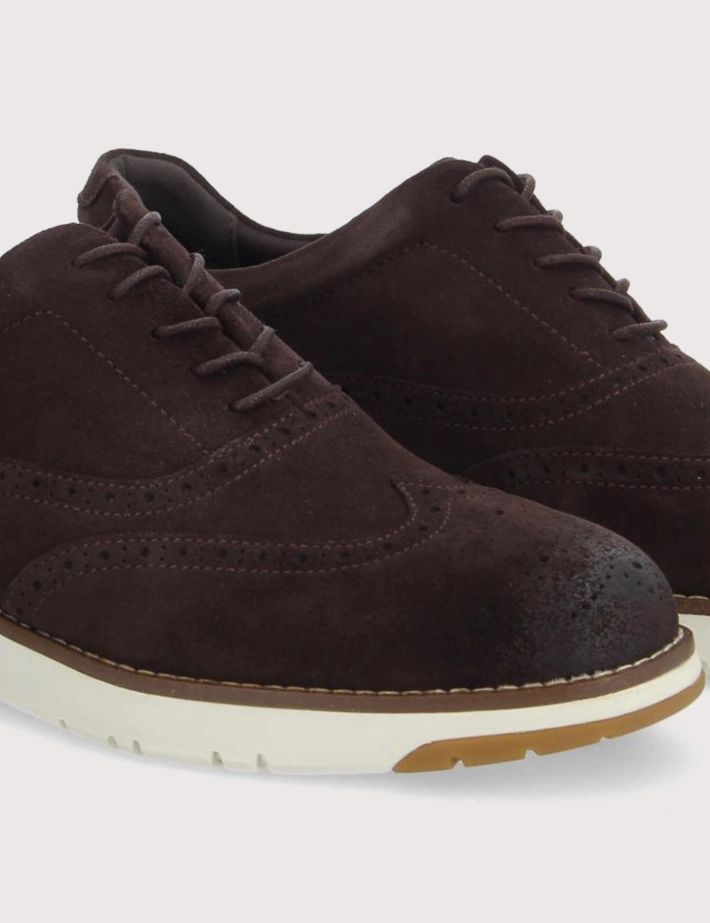 SCHMOOVE Derby Homme Echo II Brogue M Marron Foncé - 6