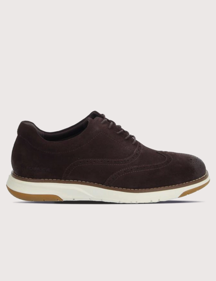 SCHMOOVE Derby Homme Echo II Brogue M Marron Foncé