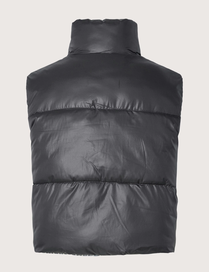 PIECES Veste Sans Manches Réversible Jimma Gris