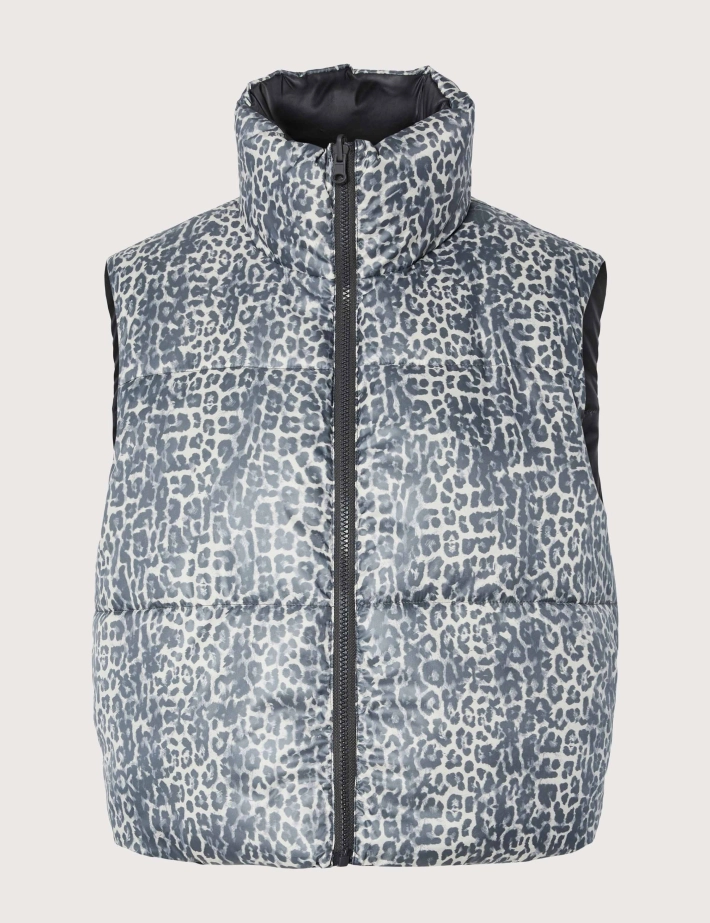 PIECES Veste Sans Manches Réversible Jimma Gris - 3