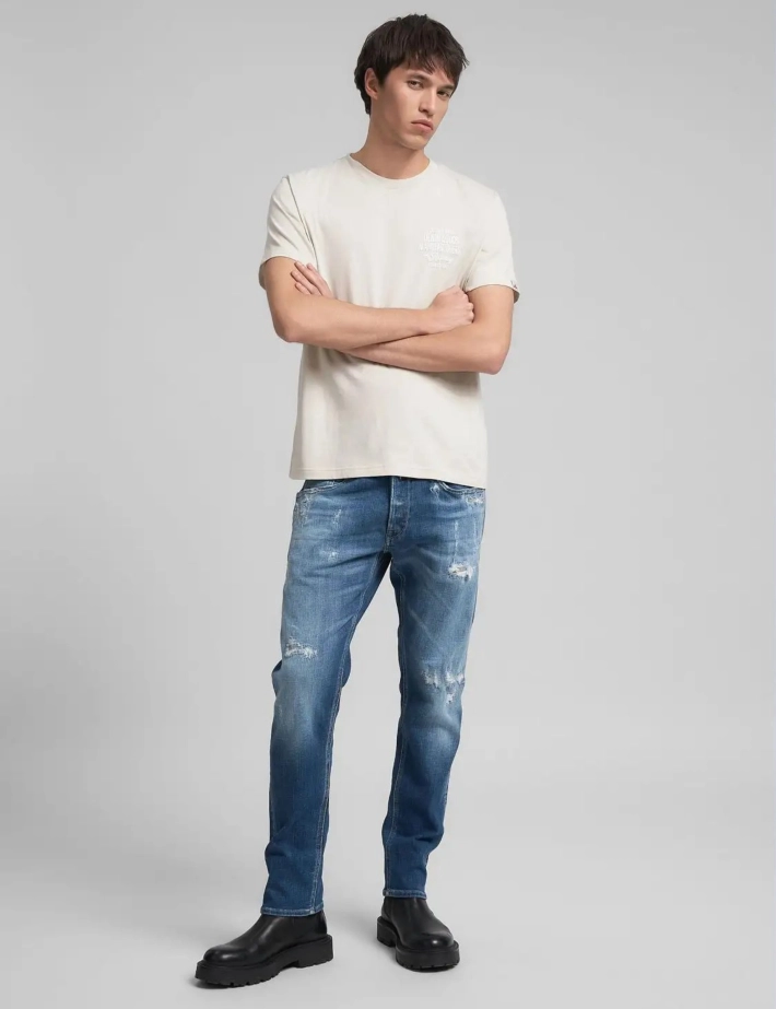 REPLAY Jean Homme Coupe Slim Anbass 32R - 3