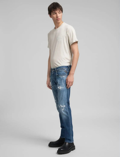 REPLAY Jean Homme Coupe Slim Anbass 32R - 4