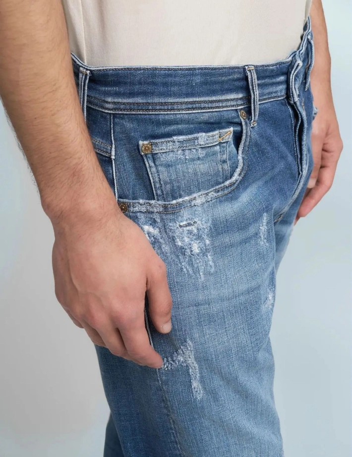 REPLAY Jean Homme Coupe Slim Anbass 32R - 8