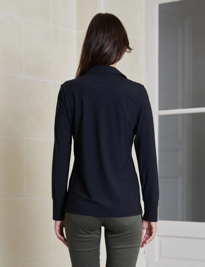 HBT Basics Revo-Class | Mila Chemise Femme Noir - 2