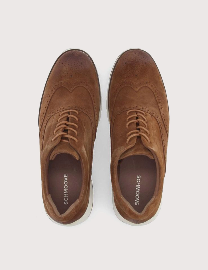 SCHMOOVE Derby Homme Echo II Brogue M Camel - 4
