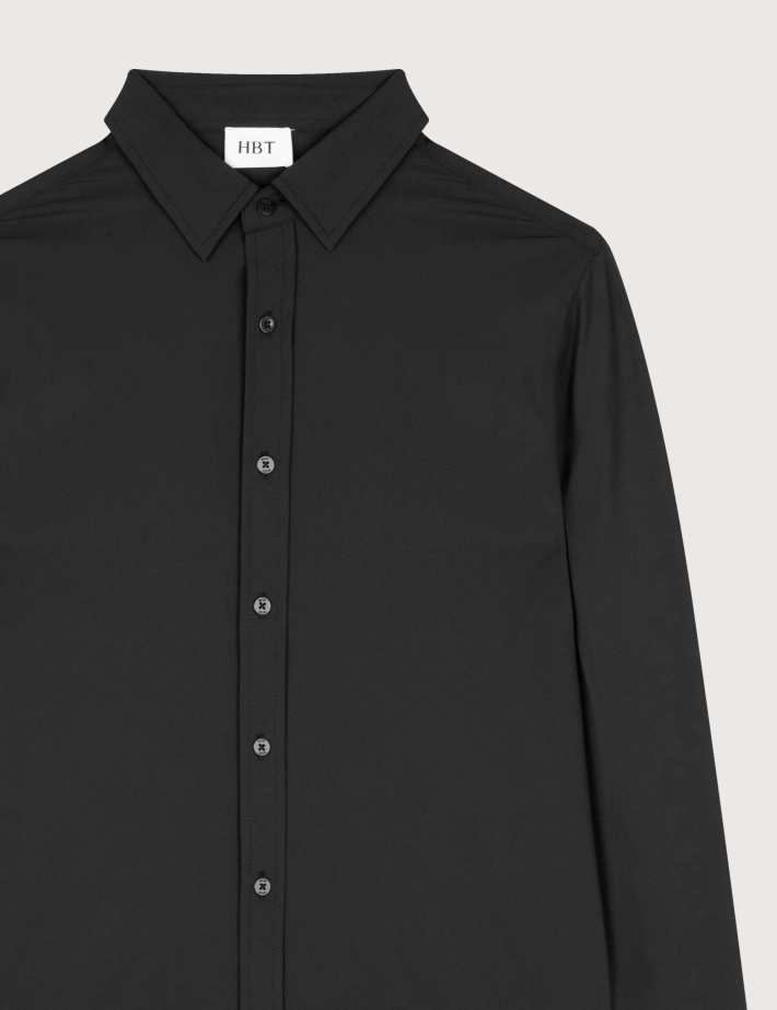 HBT Basics Revo-Class | Lord Chemise Homme Noir - 2