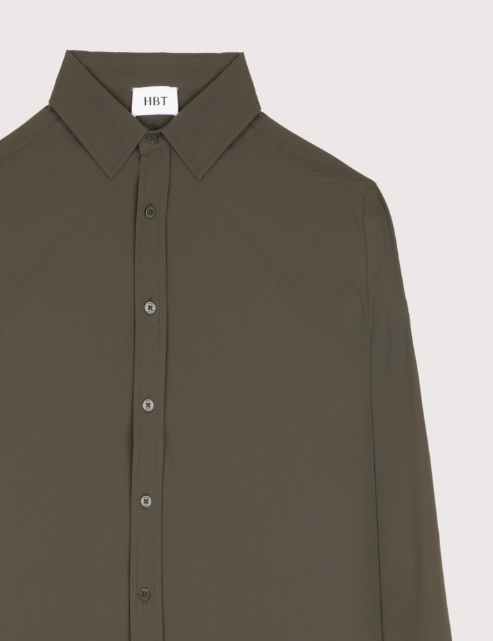 HBT Basics Revo-Class | Lord Chemise Homme Kaki - 2