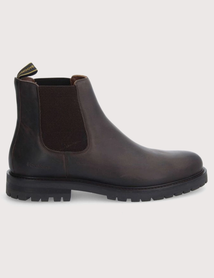 SCHMOOVE Bottines Homme Edimbourg Chelsea M Marron Foncé