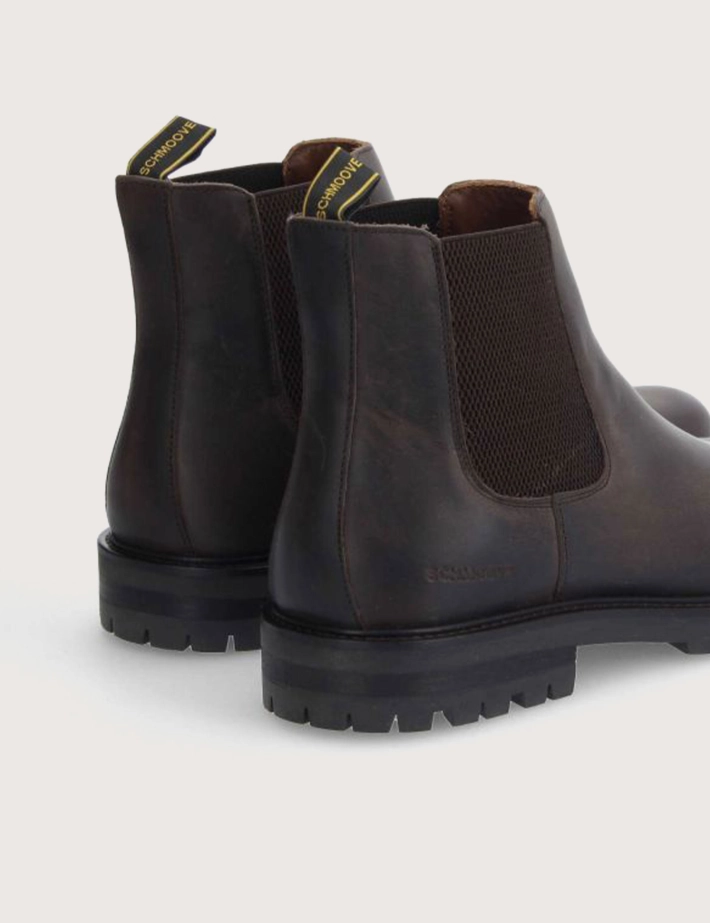 SCHMOOVE Bottines Homme Edimbourg Chelsea M Marron Foncé - 3