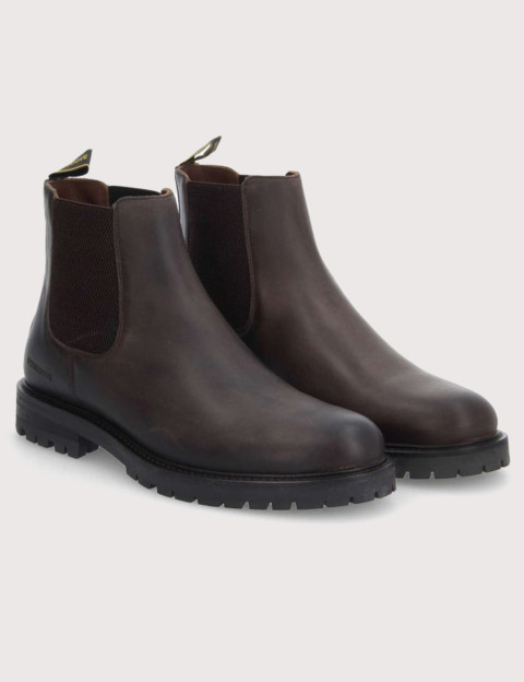 SCHMOOVE Bottines Homme Edimbourg Chelsea M Marron Foncé - 4