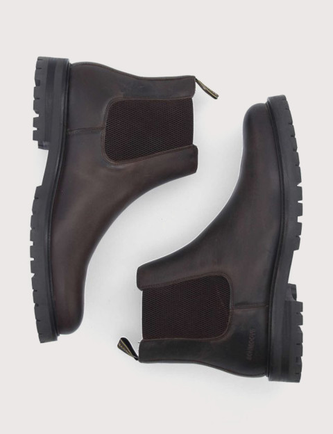 SCHMOOVE Bottines Homme Edimbourg Chelsea M Marron Foncé - 5