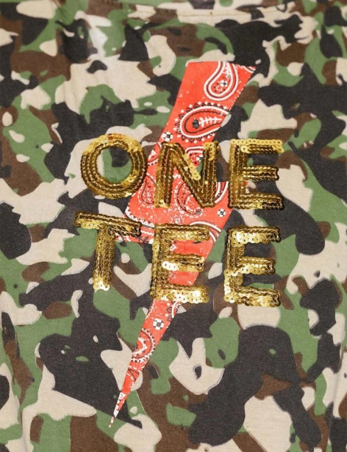 One Tee T-Shirt Femme Manches Courtes Ava Camouflage - 2