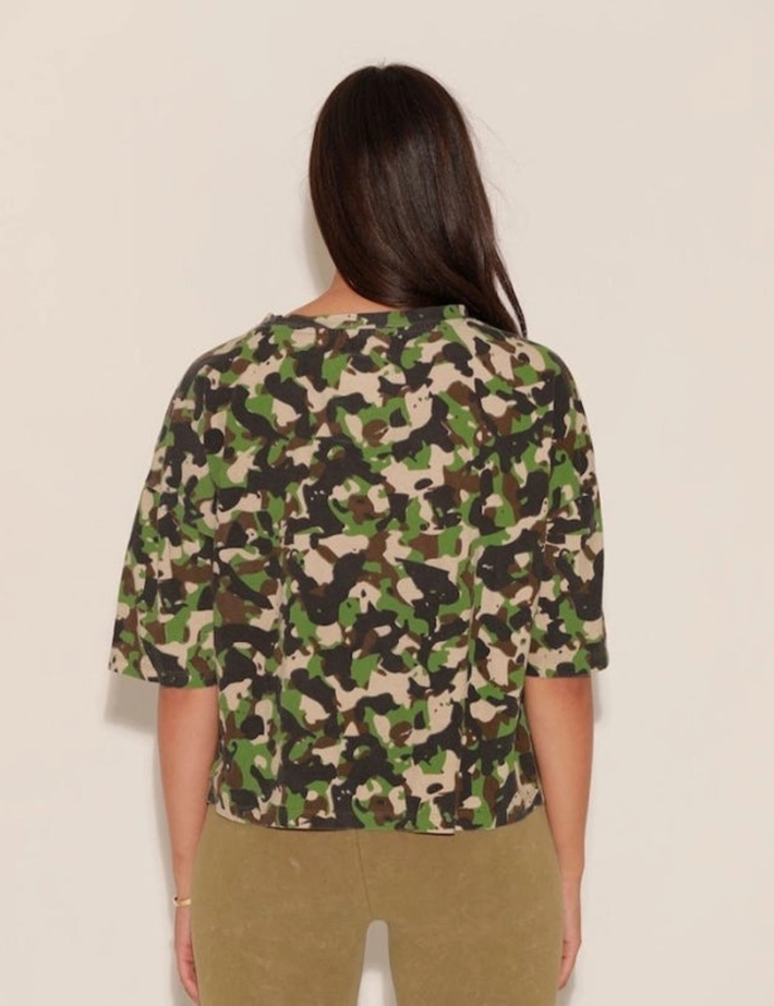 One Tee T-Shirt Femme Manches Courtes Ava Camouflage - 3