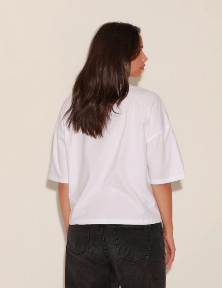 One Tee T-Shirt Femme Manches Courtes Ava Star Blanc - 2