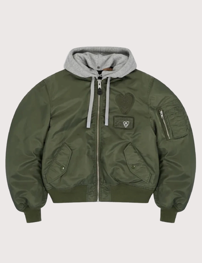Eleven Paris Bomber Capuche Eschott Kaki
